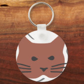 かわいい猫2 キーホルダー (正面)