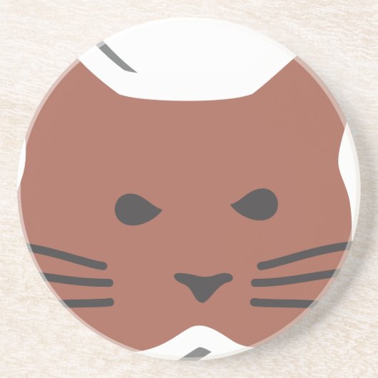 かわいい猫2 コースター (正面)