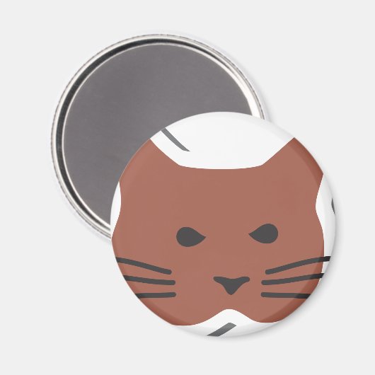 かわいい猫2 マグネット (正面/裏面)