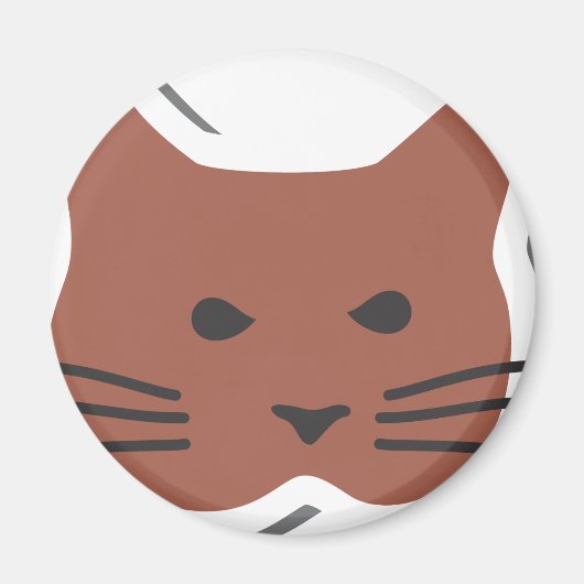 かわいい猫2 マグネット (正面)