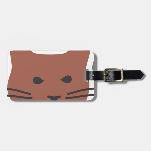 かわいい猫2 ラゲッジタグ (正面横)