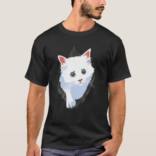 かわいい猫5 Tシャツ (正面)