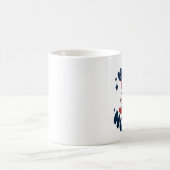 かわいい猫 こんにちは人 コーヒーマグカップ (中央)