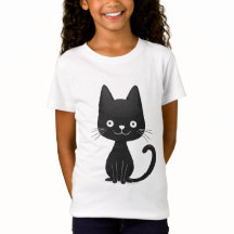 かわいい猫 イラスト 黒猫 シンプル キュート