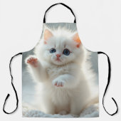 かわいい猫 エプロン (正面)