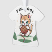 かわいい猫 オーナメント (正面)