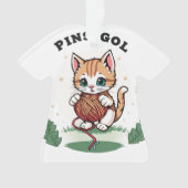 かわいい猫 オーナメント (正面)