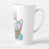 かわいい猫 カフェラテマグ (右)