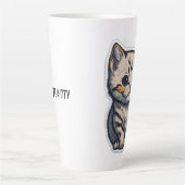 かわいい猫 カフェラテマグ (正面)