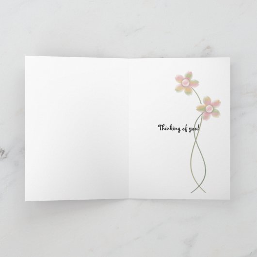 かわいい猫 カード (内部)