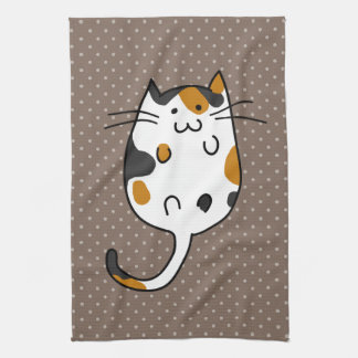 かわいい猫 キッチンタオル