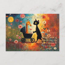 かわいい猫+キリン+ベビーシャワー