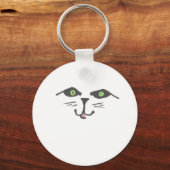「かわいい猫」キーチェーン キーホルダー (正面)