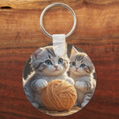 かわいい猫 キーホルダー (正面)