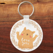 かわいい猫 キーホルダー (正面)