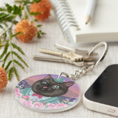 かわいい猫 キーホルダー (正面右)