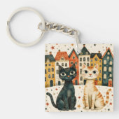 かわいい猫 キーホルダー (正面)