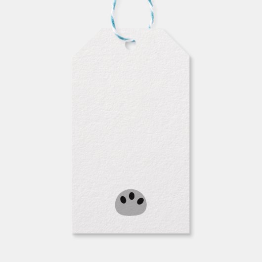 かわいい猫 ギフトタグ (裏面)