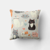 かわいい猫 クッション (裏面)
