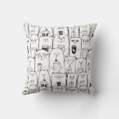 かわいい猫 クッション (裏面)