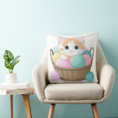 かわいい猫 クッション (椅子)