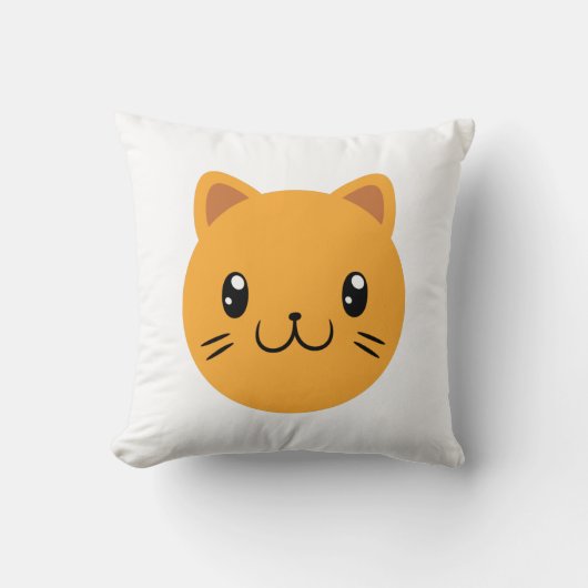 かわいい猫 クッション (正面)