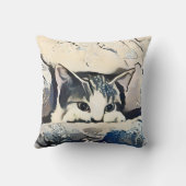 かわいい猫 クッション (裏面)