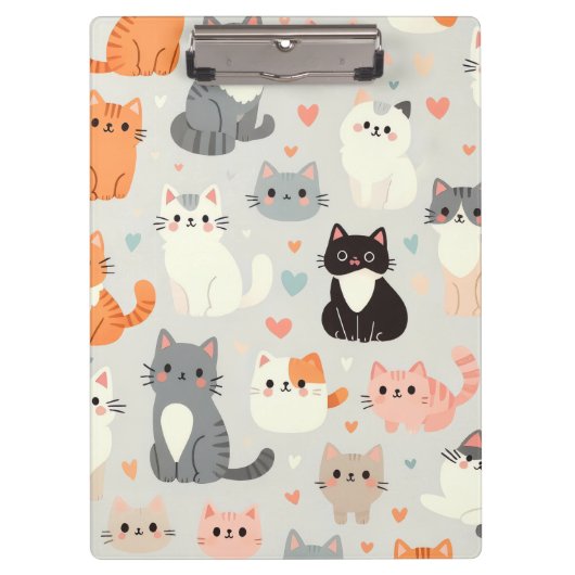 かわいい猫 クリップボード (正面)
