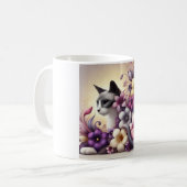 かわいい猫 コーヒーマグカップ (正面左)