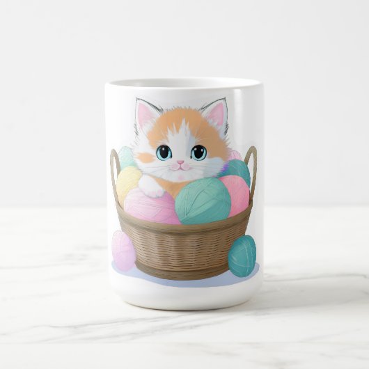 かわいい猫 コーヒーマグカップ (中央)