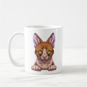 かわいい猫 コーヒーマグカップ (左)