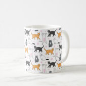 かわいい猫 コーヒーマグカップ (正面右)