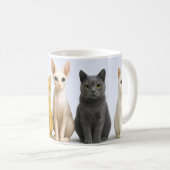 かわいい猫 コーヒーマグカップ (正面右)