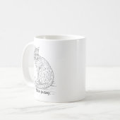 かわいい猫 コーヒーマグカップ (正面左)
