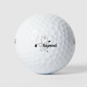 かわいい猫 ゴルフボール (正面)