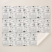 かわいい猫 シェルパブランケット (正面(横))