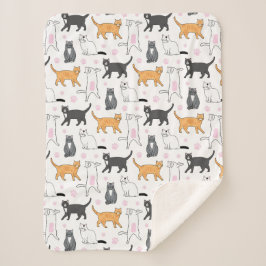 かわいい猫 シェルパブランケット