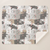 かわいい猫 シェルパブランケット (正面(横))