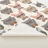 かわいい猫 シェルパブランケット (3/4)