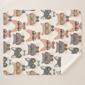 かわいい猫 シェルパブランケット (正面(横))