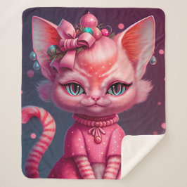 かわいい猫 シェルパブランケット