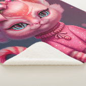 かわいい猫 シェルパブランケット (3/4)