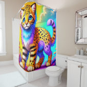 かわいい猫 シャワーカーテン (インサイチュ)