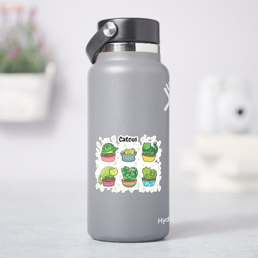 かわいい猫 シール (HydroFlask)