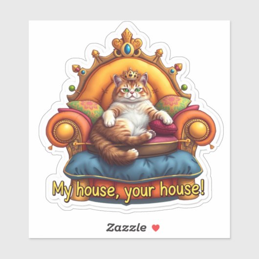 かわいい猫 シール (シート)