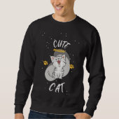 かわいい猫 スウェットシャツ (正面)