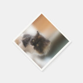 かわいい猫 スタンダードカクテルナプキン (角)