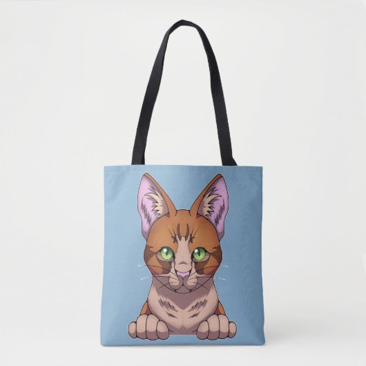かわいい猫 トートバッグ (正面)
