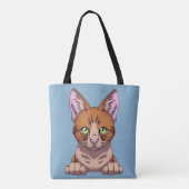かわいい猫 トートバッグ (裏面)