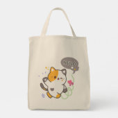 かわいい猫 トートバッグ (裏面)